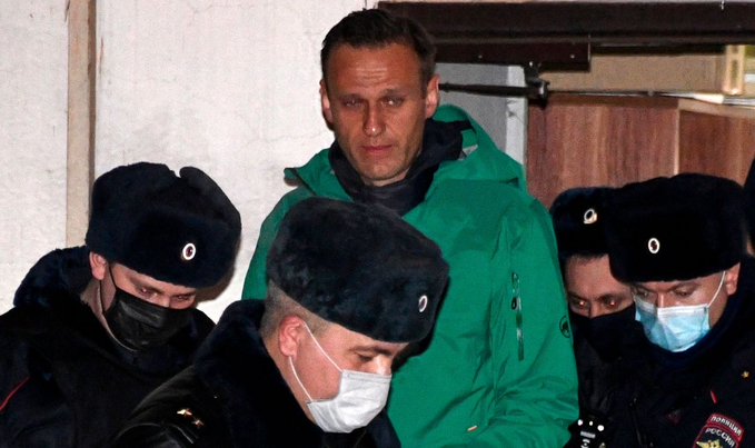 Russian Opposition leader Alexei Navalny arrested
