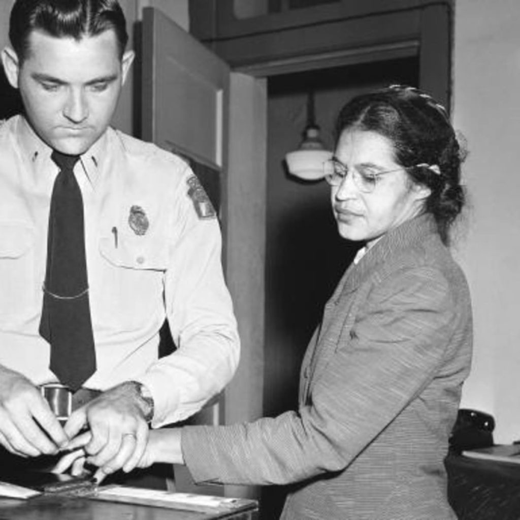 Rosa Parks arrested 