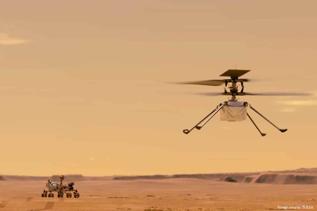 Follow up to Mars's Perseverance ; Mars Helicopter